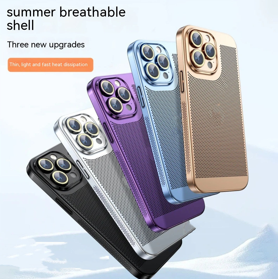 Fashion Simple Electroplating Heat Dissipation Phone Case - Hashtag Online Shop Australia 