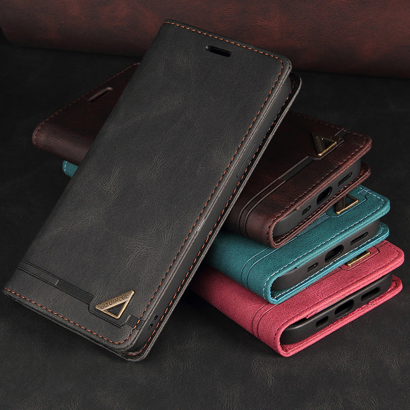 iPhone Leather Flip Folio Case - HASHTAG ONLINE