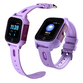 Purple 4G Safety Smart Watch for Kids - HASHTAG ONLINE