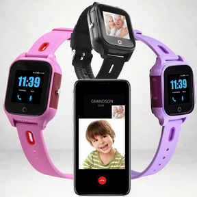 Pink 4G Safety Smart Watch for Kids - HASHTAG ONLINE